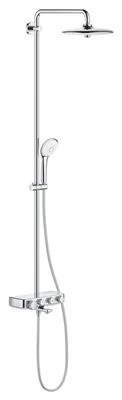 GROHE Euphoria SmartControl System 260 Shower system with bath thermostat for wall mounting