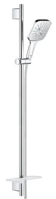 GROHE Rainshower SmartActive 130 Cube Shower rail set 3 sprays