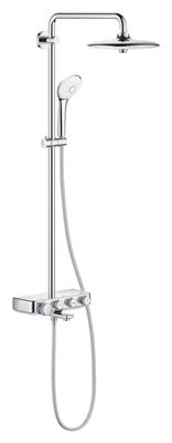 GROHE Euphoria SmartControl System 260 Shower system with bath thermostat for wall mounting