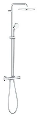 GROHE Tempesta Cosmopolitan System 250 Shower system with thermostat for wall mounting