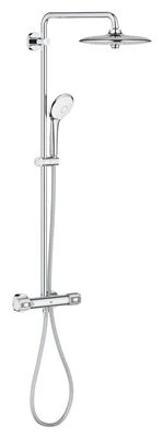GROHE Euphoria System 260 Shower system with thermostatic mixer for wall mounting
