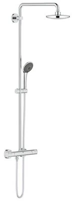 GROHE Vitalio Joy System 180 Shower system with thermostat for wall mounting