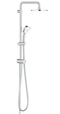 GROHE Tempesta Cosmopolitan System 200 Flex shower system with diverter for wall mounting