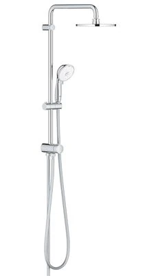 GROHE Tempesta Rustic System 200 Flex shower system with diverter for wall mounting