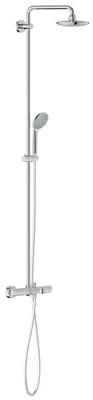 GROHE Euphoria System 180 Shower system with bath thermostat for wall mounting