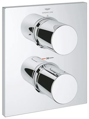 GROHE Grohtherm F Grohtherm F Thermostatic trim with integrated 2 way diverter