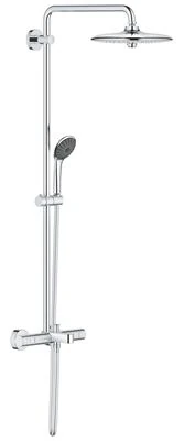 GROHE Vitalio Joy System 260 Shower system with bath thermostat for wall mounting