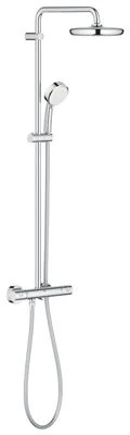 GROHE Tempesta Cosmopolitan System 210 Shower system with thermostat for wall mounting