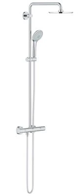 GROHE Euphoria System 210 Shower system with thermostat for wall mounting