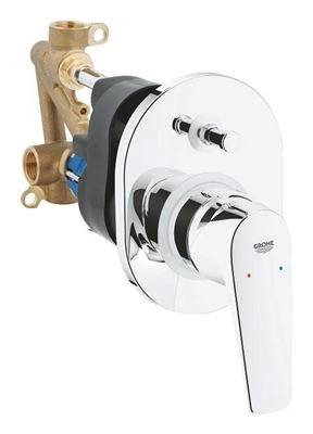 GROHE BauFlow Single lever bath mixer