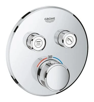 GROHE Grohtherm SmartControl Thermostat for concealed installation with 2 valves