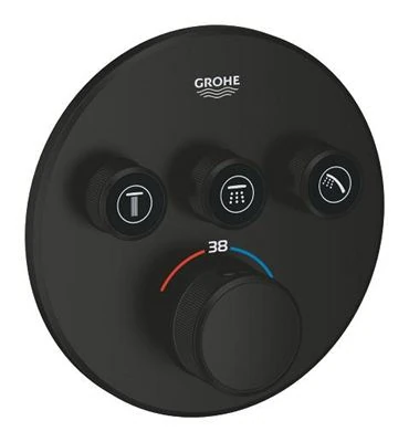 GROHE Grohtherm SmartControl Thermostat for concealed installation with 3 valves