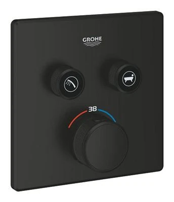 GROHE Grohtherm SmartControl Thermostat for concealed installation with 2 valves