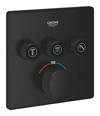 GROHE Grohtherm SmartControl Thermostat for concealed installation with 3 valves