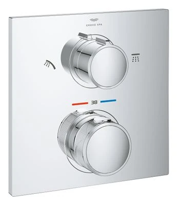 GROHE Allure Thermostat for concealed installation with 2 way diverter