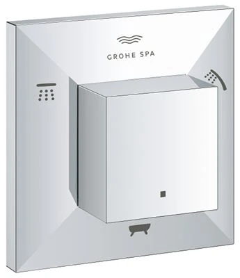 GROHE Allure Brilliant 5 way diverter