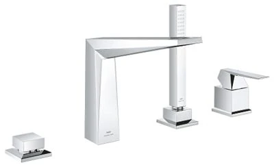 GROHE Allure Brilliant Four hole single lever bath combination