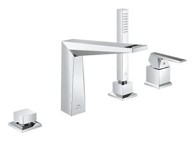 GROHE Allure Brilliant Private Collection Four hole single lever bath combination