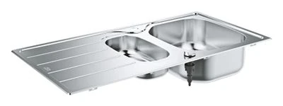 GROHE K200 Stainless steel sink with drainer