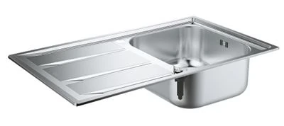 GROHE K400 Stainless steel sink with drainer