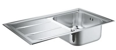 GROHE K400 Stainless steel sink with drainer
