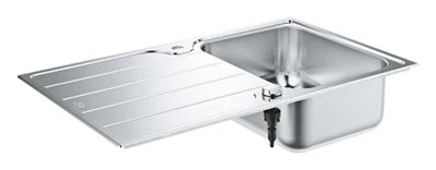 GROHE K500 Stainless steel sink with drainer
