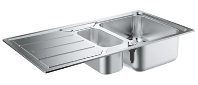 GROHE K500 Stainless steel sink with drainer
