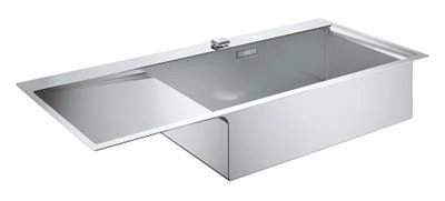 GROHE K1000 Stainless steel sink with drainer