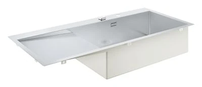 GROHE K1000 Stainless steel sink with drainer