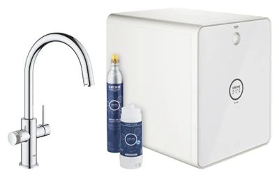 GROHE GROHE Blue Red in One C spout Duo kit