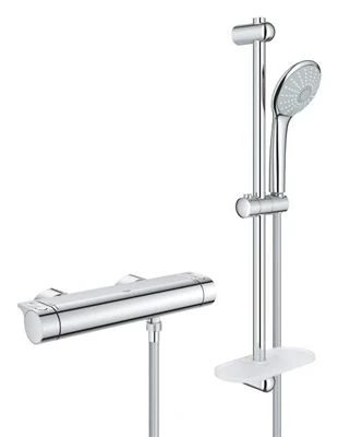 GROHE Grohtherm 2000 Thermostatic shower mixer 1/2" with shower set