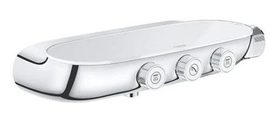 GROHE Grohtherm SmartControl Combi thermostatic shower mixer with 3 valves exposed concealed