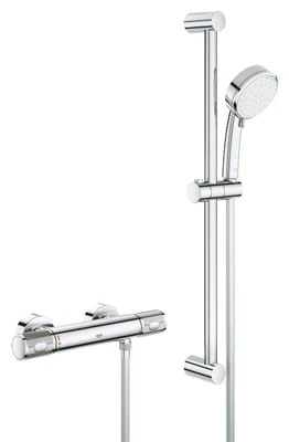 GROHE Grohtherm 1000 Performance Thermostatic shower mixer 1/2" with shower set