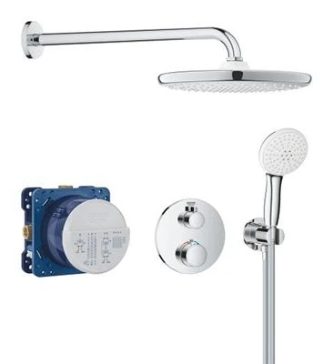 GROHE Grohtherm Concealed shower system with Tempesta 250