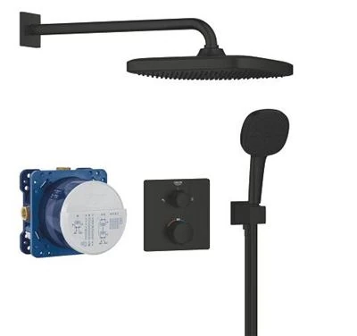 GROHE Precision Thermostat Concealed shower system with Vitalio Comfort 250