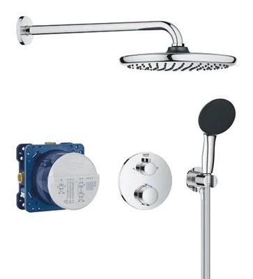 GROHE Precision Thermostat Concealed shower system with Vitalio Start 250