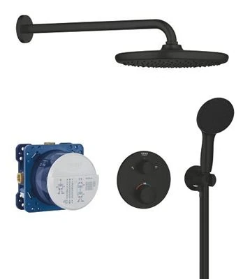 GROHE Precision Thermostat Concealed shower system with Vitalio Start 250