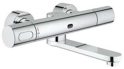GROHE Eurosmart Cosmopolitan E Infra red electronic wall basin mixer with thermostatic temperature control M