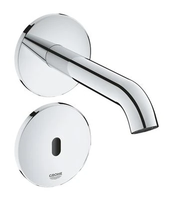 GROHE Essence E Infra red electronic wall basin tap without mixing device L