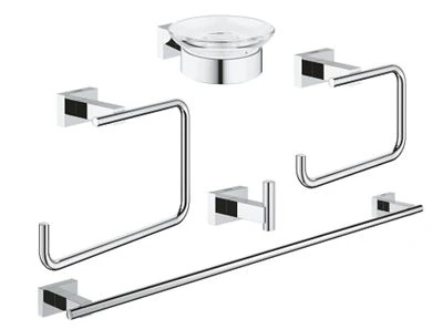 GROHE Essentials Cube Master bathroom accessories set 5 in 1