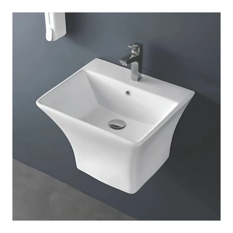 Polo Mario Integrated Wash Basin, wall hung (480x435mm)