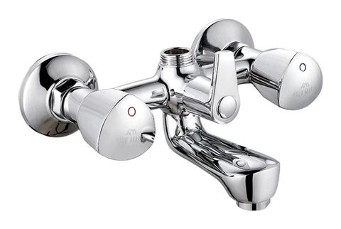 Polo Mario Echo Bath Mixer, wall mounted, exposed installation