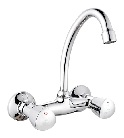 Polo Mario Echo Sink Mixer, wall mounted