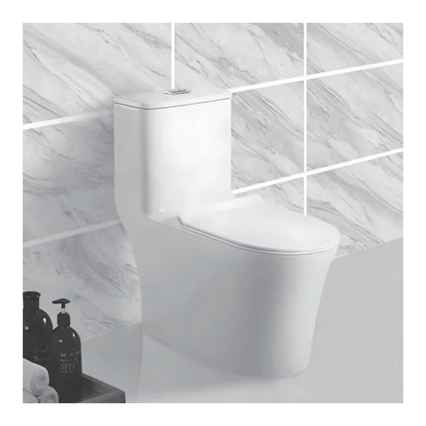 Polo Mario Floor Mounted One Piece WC, rimless (750x375x700mm)